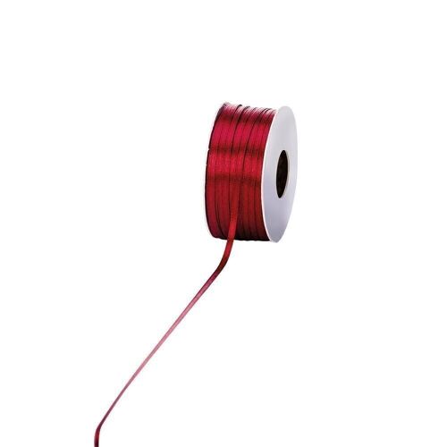 Satinband 3mm 100Meter Bordeaux