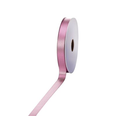 Ruban satin 15mm 50m vieux rose