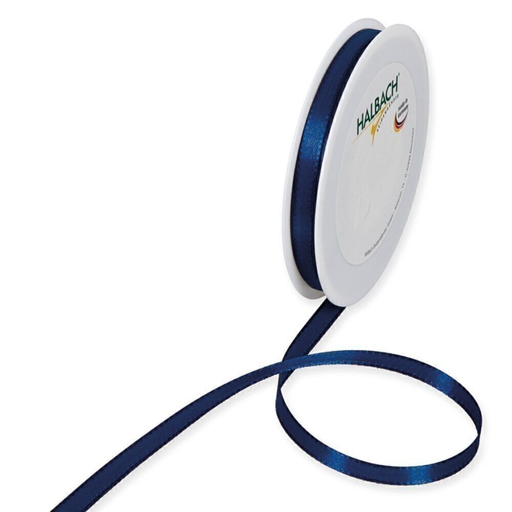 Nastro regalo in tessuto 8mm / 50 metri blu scuro