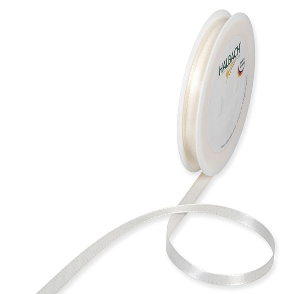 Nastro regalo in tessuto 8mm / 50 metri panna