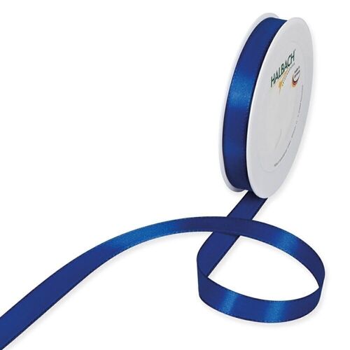 Geschenkband Stoff 15mm / 50Meter blau