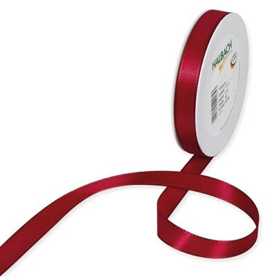 Geschenkband Stoff 15mm / 50Meter bordeaux