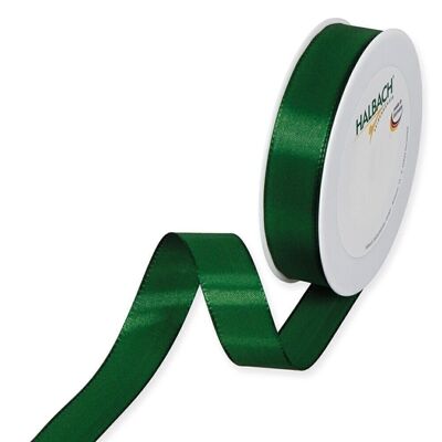 Gift ribbon fabric 25mm / 50 meters green