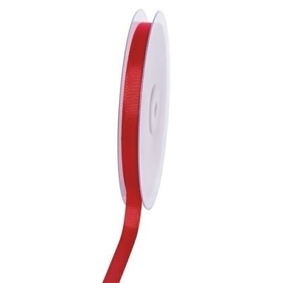 Gift ribbon grosgrain 9 mm/50 meters red