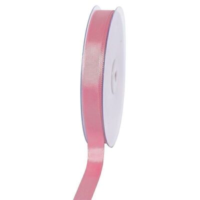 Gift ribbon grosgrain 16 mm/50 meters old pink