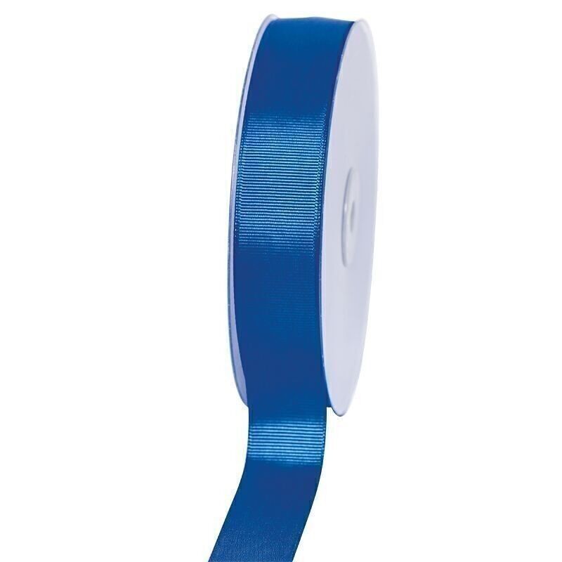Nastro regalo in gros-grain 25 mm/50 metri blu royal