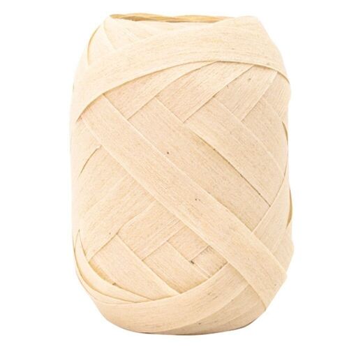 Ringelband biologisch abbaubar 10mm/12m Uni Creme