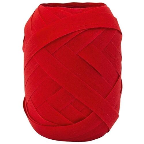 Ringelband biologisch abbaubar 10mm/12m Uni Rot