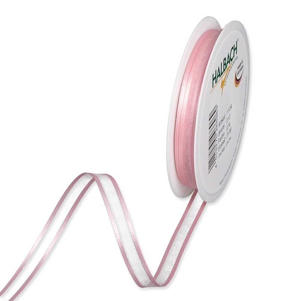 Cinta de regalo rayas gasa 10mm/50metros marron