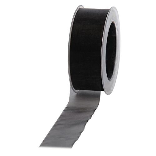 Geschenkband Chiffon 40mm/50Meter schwarz