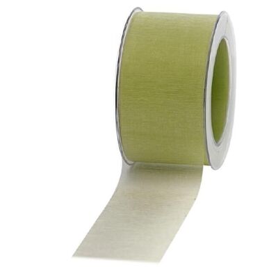 Gift ribbon chiffon 60mm/50meters light green