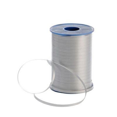 Poly ribbon 5mm 500meters silver