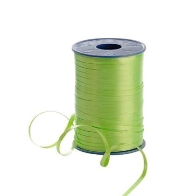 Poly ribbon 5mm 500 meters apple green
