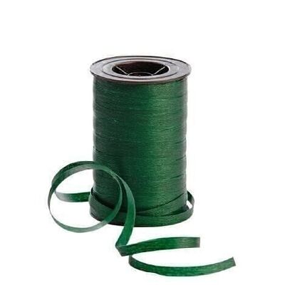 Ruban poly mat 7.5mm 180m vert chasseur