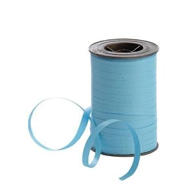 Poly ribbon matt 7.5mm 180m light blue