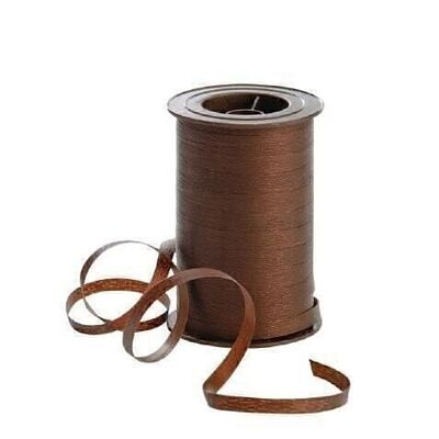 Poly tape matt 7.5mm 180m dark brown