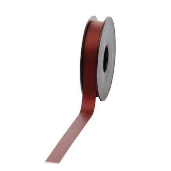 Ruban poly mat 16mm 45 mètres bordeaux