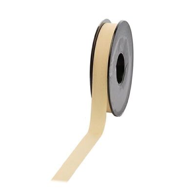 Poly ribbon matt 16mm 45 meters cream