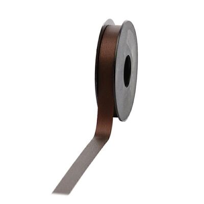 Cinta de poli mate 16mm 45 metros marron oscuro
