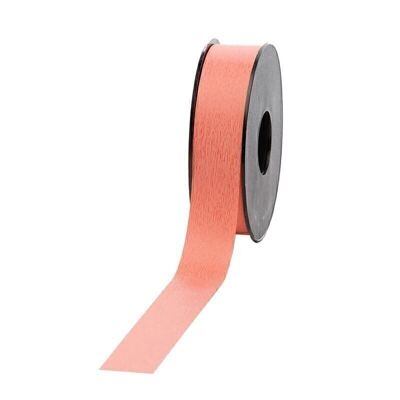 Poly ribbon matt 25mm 45 meters apricot