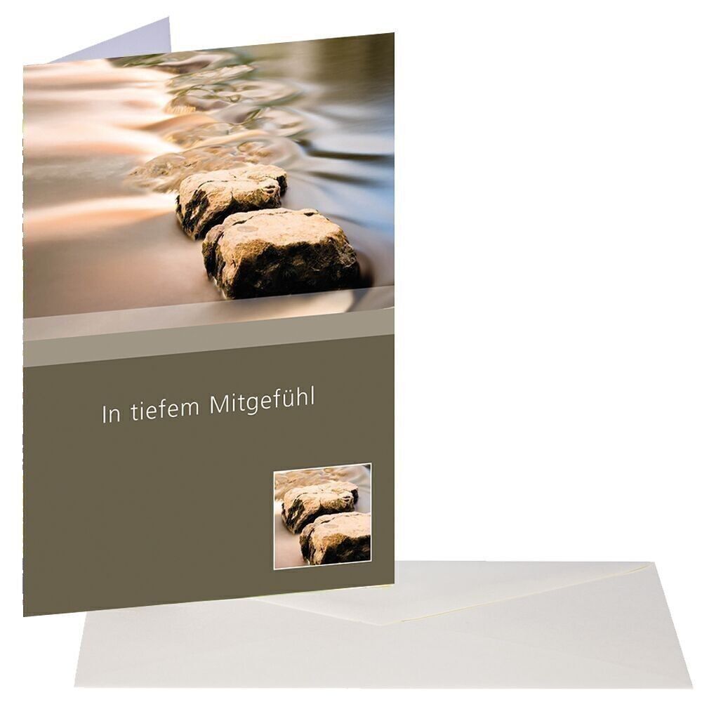 Trauerkarte Steine
