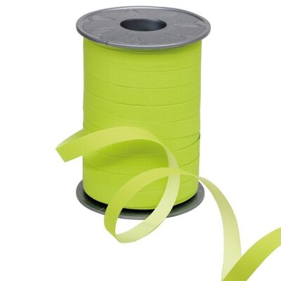Poly ribbon bicolour 10mm 200m green/light green