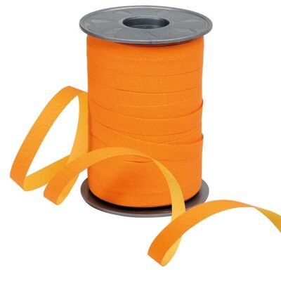 Poly ribbon bicolour 10mm 200m orange/light orange