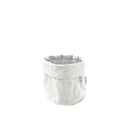 Sacchetto di carta Ø 11cm altezza 11cm bianco