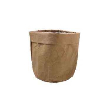 Sac papier Ø 15cm hauteur 15cm nature