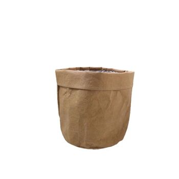 Sac papier Ø 13cm hauteur 13cm Naturel