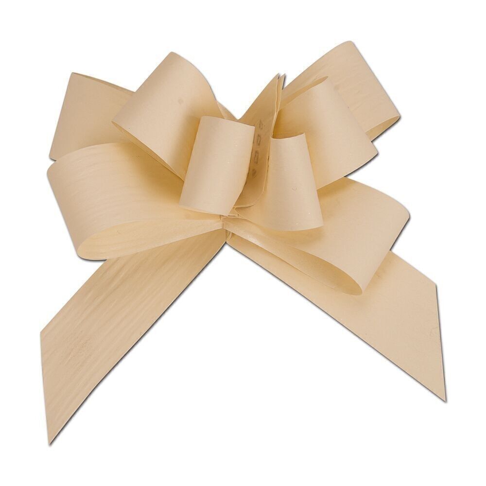 Pull bow Ø8cm 19mm cream