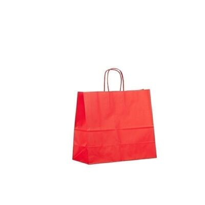 Paper carrier bags 32x13x28cm red