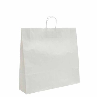 Paper carrier bags 44x14x42.5cm white