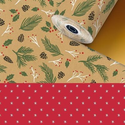 Wrapping paper roll 50cm 250meters Duo Agda