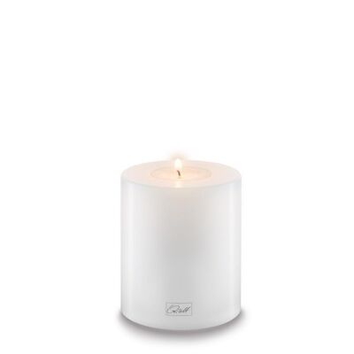 Portacandela Farluce Trend Ø 8cm altezza 9 cm bianco