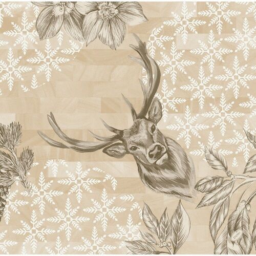 DUNI Klassik Serviette 40x40 cm 1/4F.Wild Deer