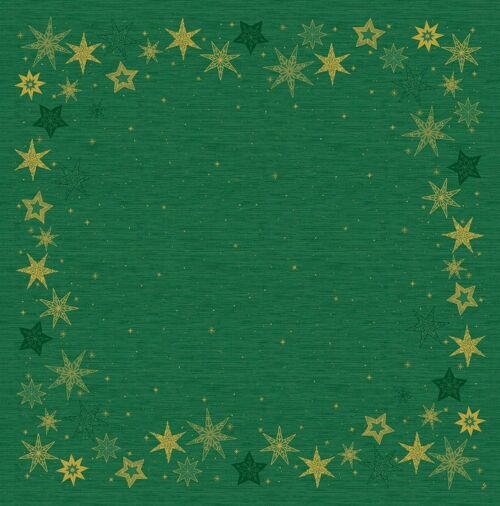 DUNI Mitteldecke 84x84cm Star Stories Green