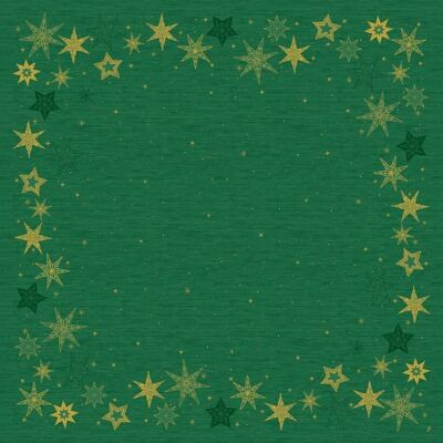 DUNI tablecloth 84x84cm Star Stories Green