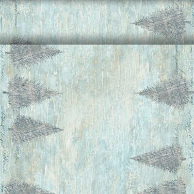 DUNI Tete-A-Tete table runner Blue Winter