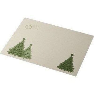 DUNI placemat paper 30 x 40 cm Fir Forest