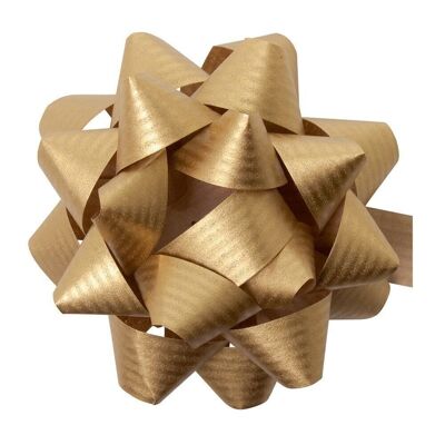 Finished bows made of paper Susi Ø 8cm gold