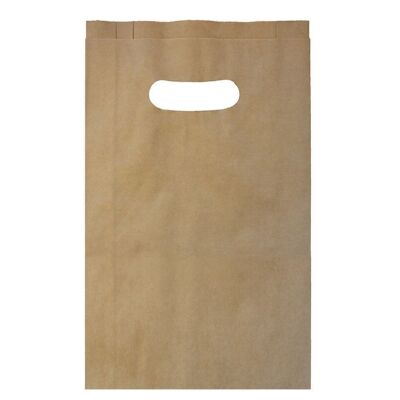 Grip hole carrier bag paper 26x7x40cm
