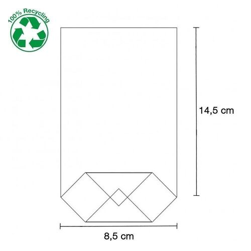 Zellglas Bodenbeutel 85x145mm