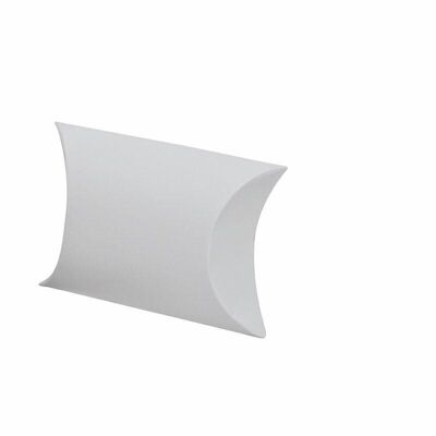 Pillow bags uni white medium 7x4x6.5 cm