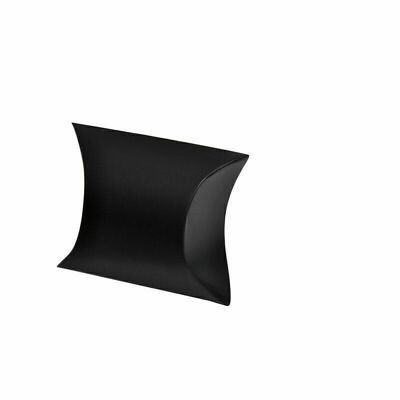 Borse a cuscino uni nero piccolo 7x3,5x5 cm