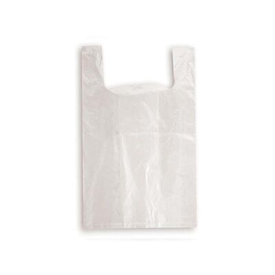 Shirt carrier bags 28x14x48cm white
