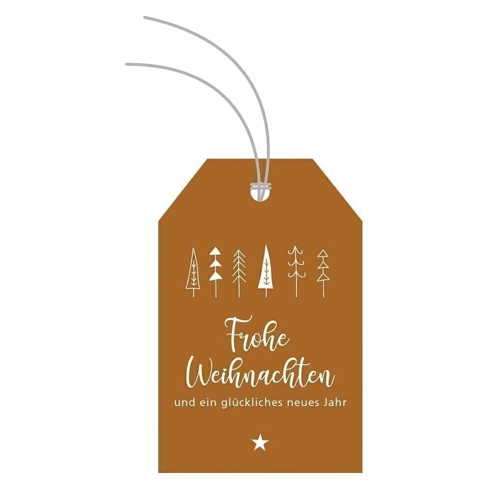 Targhetta natalizia 5,2 x 8 cm - Buon Natale br