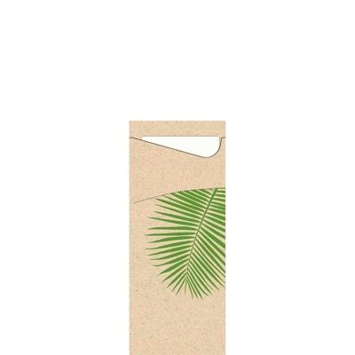 DUNI napkin pocket made of grass paper190x85mm Leaf