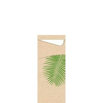 Porte-serviette DUNI en papier d'herbe190x85mm Leaf