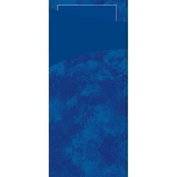 DUNI porte-serviettes Sacchetto 190x85 mm bleu foncé